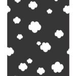 Tapis Nuage Bébé Antracite – Décoration Chambre Enfant